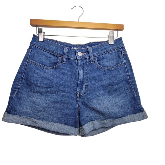 Old Navy Pants - Old Navy Cuffed High Rise Wow Jean Shorts Size 0
